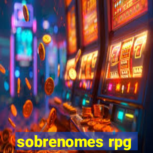 sobrenomes rpg